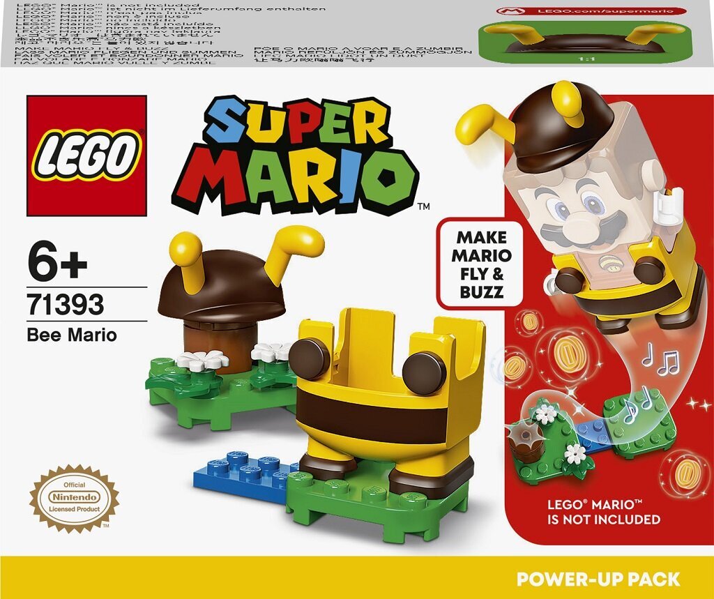 LEGO® 71393 Super Mario Набор усилений «Марио-пчела» цена | pigu.lt