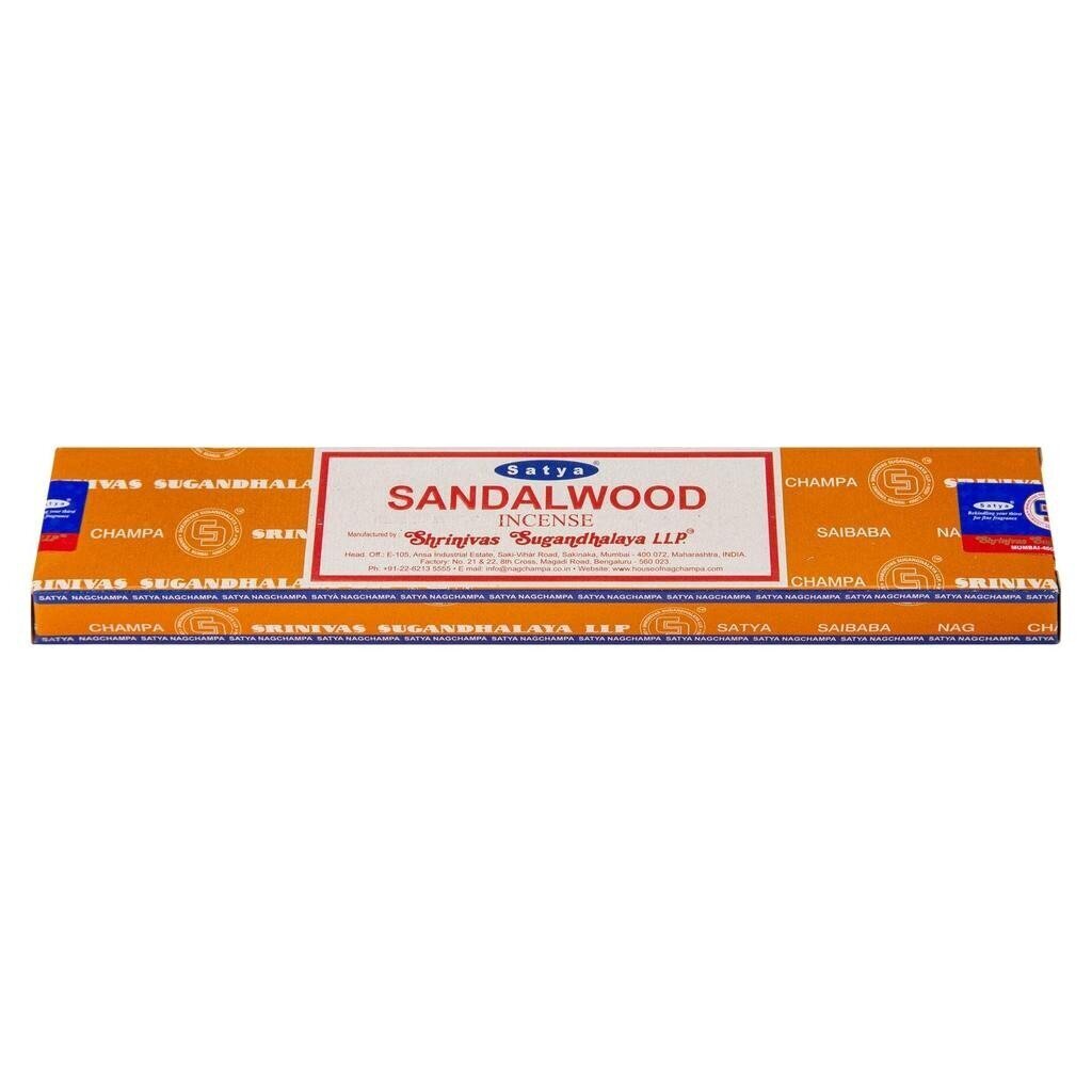 Smilkalų lazdelės Satya Sandalwood, 15 g kaina ir informacija | Namų kvapai | pigu.lt