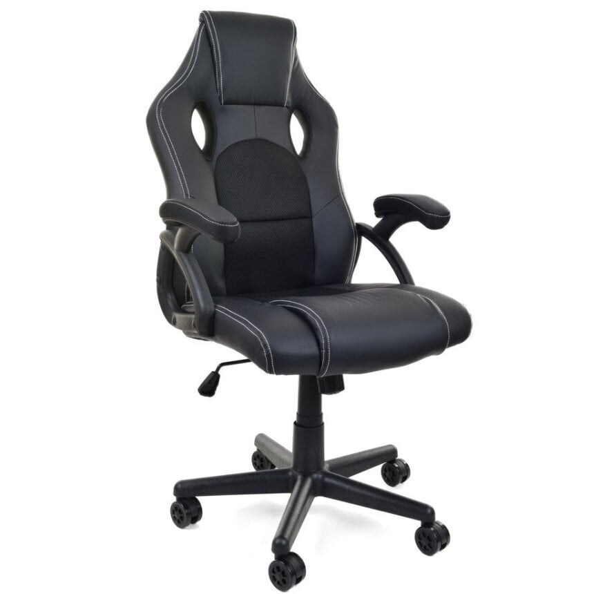 Žaidimų kėde FunFit Home & Office, Racer Pro, juoda kaina ir informacija | Biuro kėdės | pigu.lt