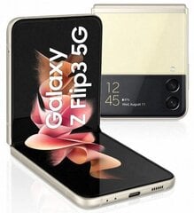 Samsung Galaxy Z Flip3 5G, 256 GB, Phantom Cream kaina ir informacija | Mobilieji telefonai | pigu.lt