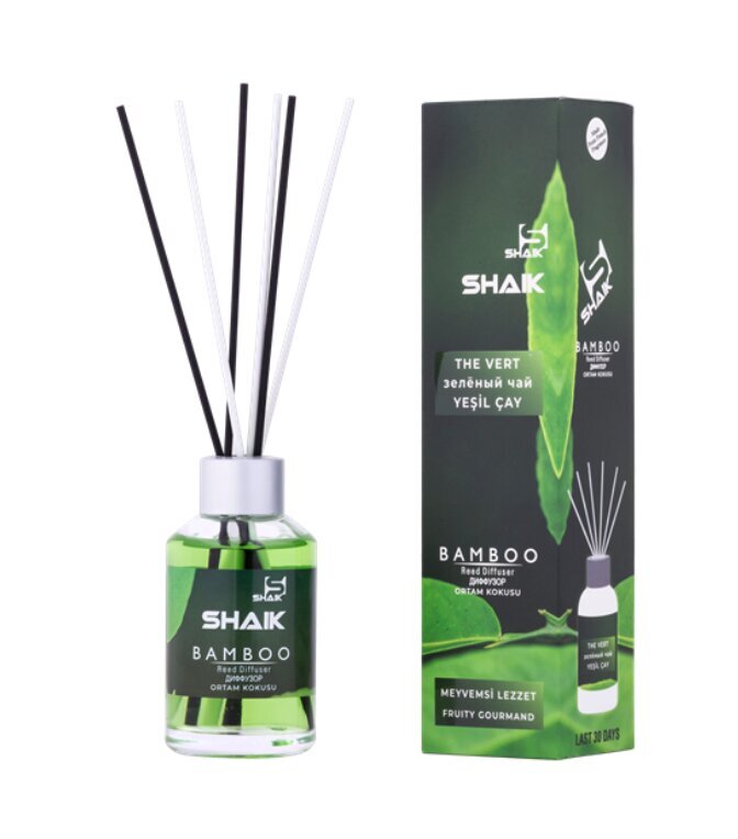 Namų kvapas su lazdelėmis SHAIK GREEN TEA 115 ml. цена и информация | Namų kvapai | pigu.lt