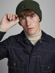 Шапка мужская Jack&Jones 12092815*03, цвет оливковый 5713618916704 цена и информация | Мужские шарфы, шапки, перчатки | pigu.lt