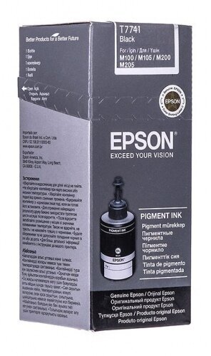 EPSON T7741 Pigment Black ink bottle 140ml цена и информация | Kasetės rašaliniams spausdintuvams | pigu.lt