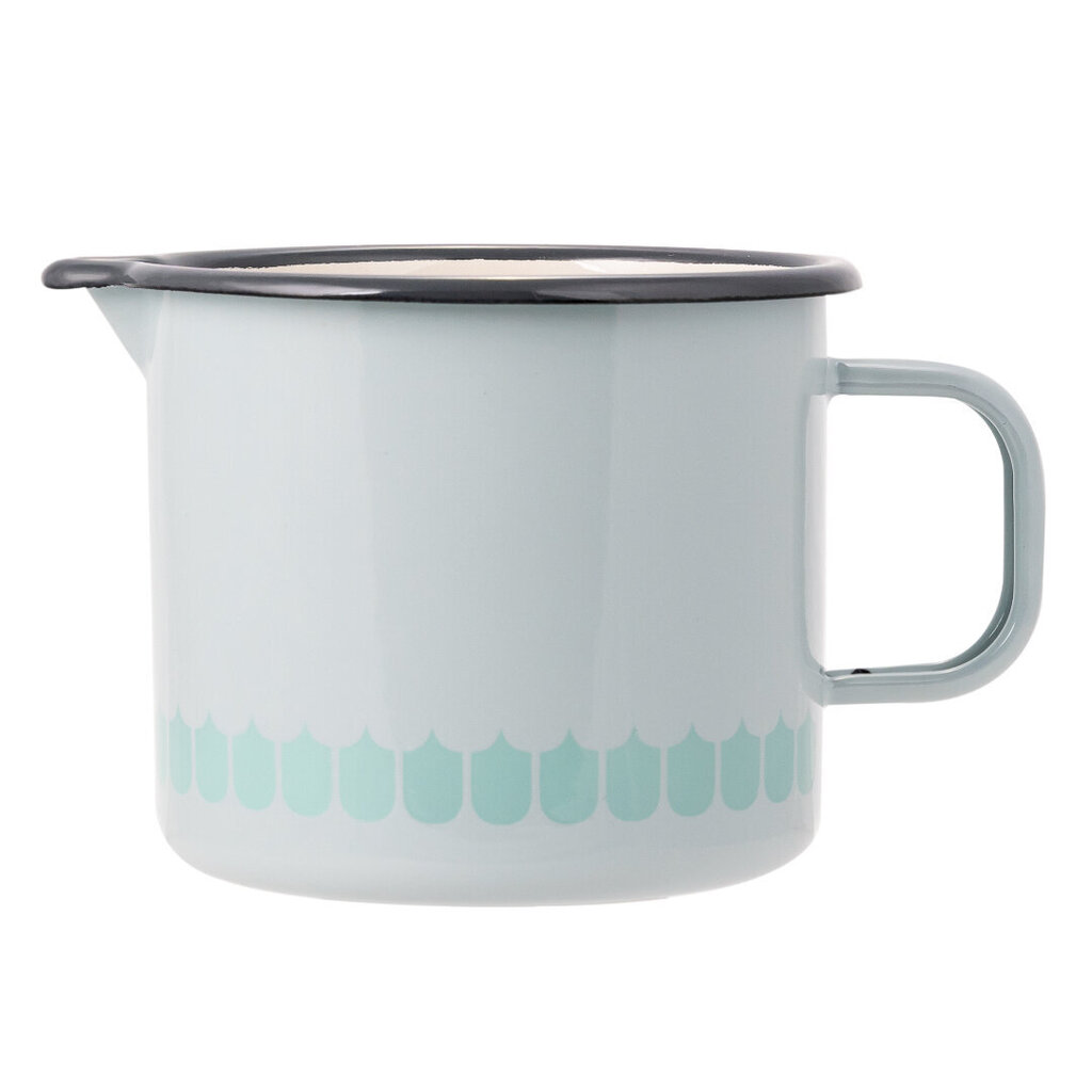 Emaliuotas arbatinukas Muurla žalias 1,3 l цена и информация | Taurės, puodeliai, ąsočiai | pigu.lt