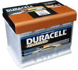 DURACELL Advanced 63Ah 600A 12V аккумулятор цена и информация | Аккумуляторы | pigu.lt