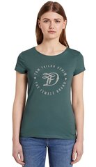 Tom Tailor marškinėliai moterims, žali kaina ir informacija | Marškinėliai moterims | pigu.lt