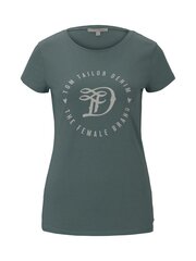 Женская рубашка Tom Tailor, светло-зелёный цена и информация | Женские футболки | pigu.lt
