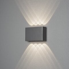 Šviestuvas Konstsmide Chieri, tamsiai pilkas, 2x 4 W LED kaina ir informacija | Lauko šviestuvai | pigu.lt