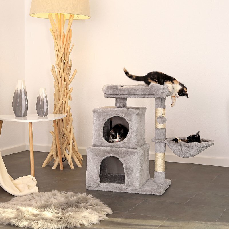 Julia katės draskyklė, šviesiai pilkas kaina ir informacija | Draskyklės | pigu.lt