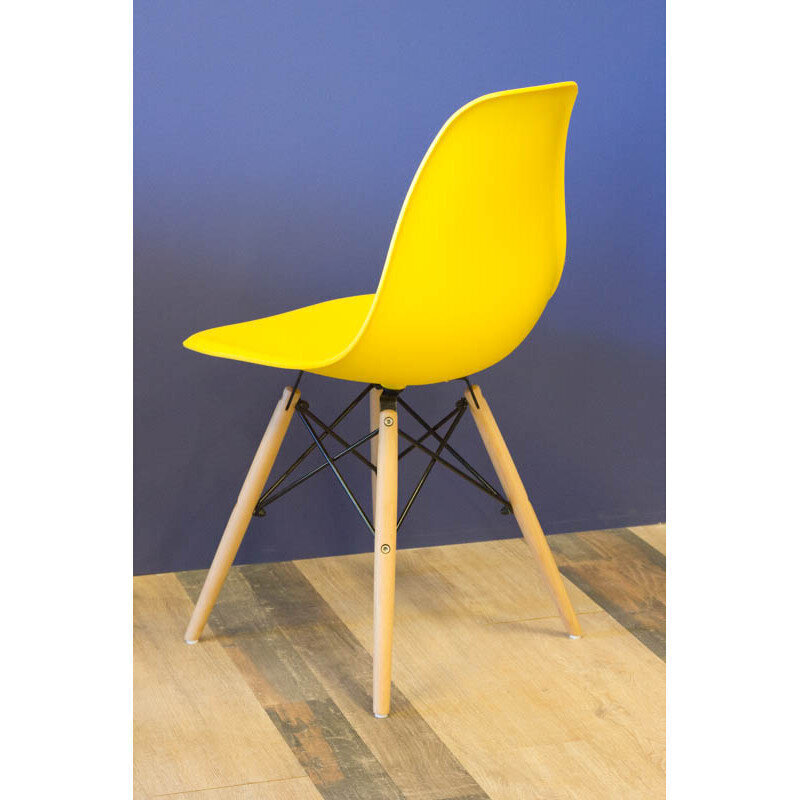Kėdė ANDRE geltona kaina ir informacija | Virtuvės ir valgomojo kėdės | pigu.lt