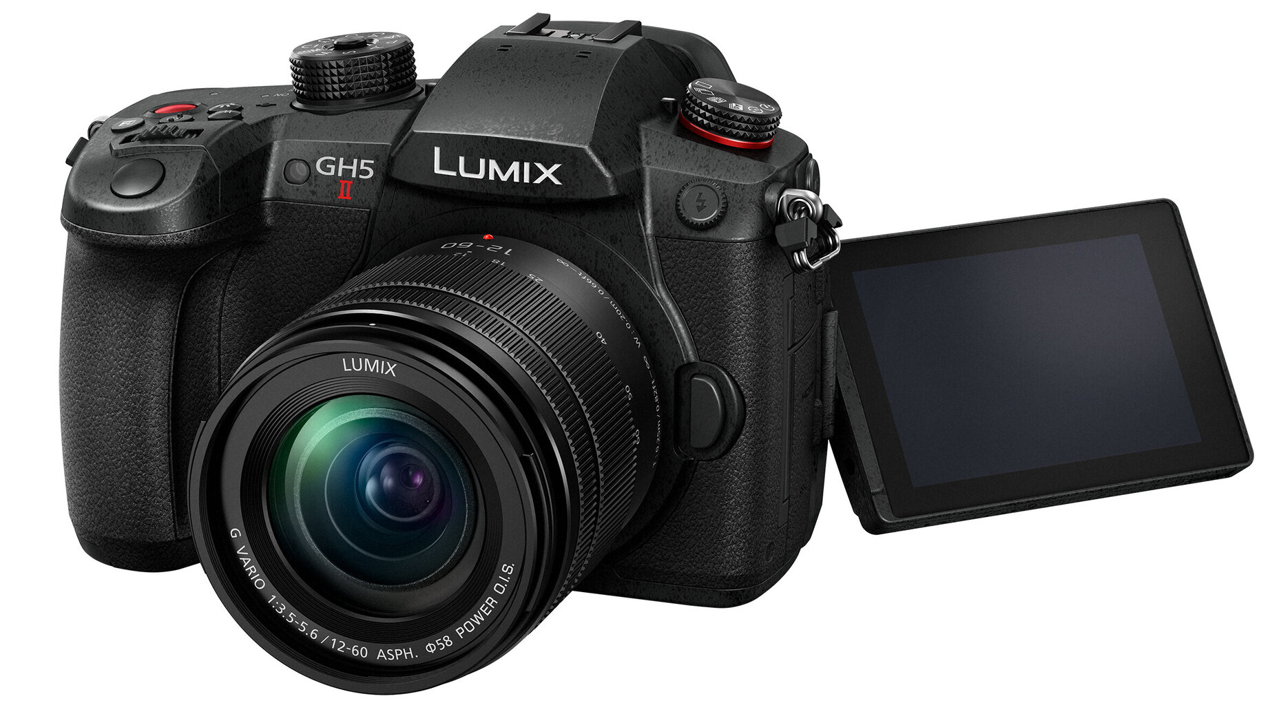 Panasonic Lumix G GH5 II (DC-GH5M2M) + Panasonic LUMIX G Vario 12-60mm f/3.5-5.6 Asph. Power O.I.S (H-FS12060) (Black) цена и информация | Skaitmeniniai fotoaparatai | pigu.lt