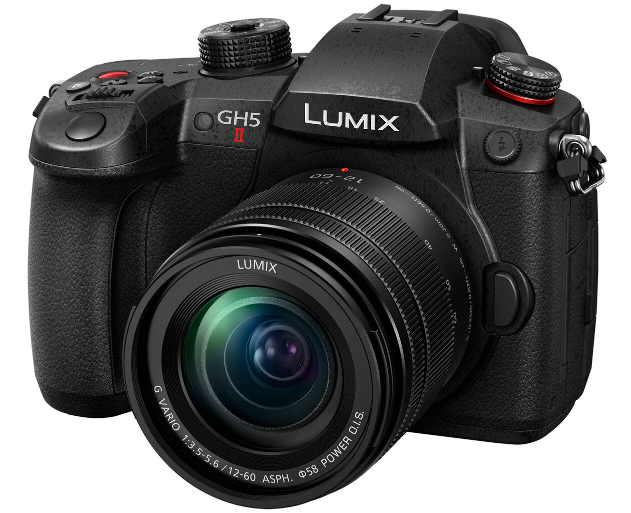 Panasonic Lumix G GH5 II (DC-GH5M2M) + Panasonic LUMIX G Vario 12-60mm f/3.5-5.6 Asph. Power O.I.S (H-FS12060) (Black) цена и информация | Skaitmeniniai fotoaparatai | pigu.lt