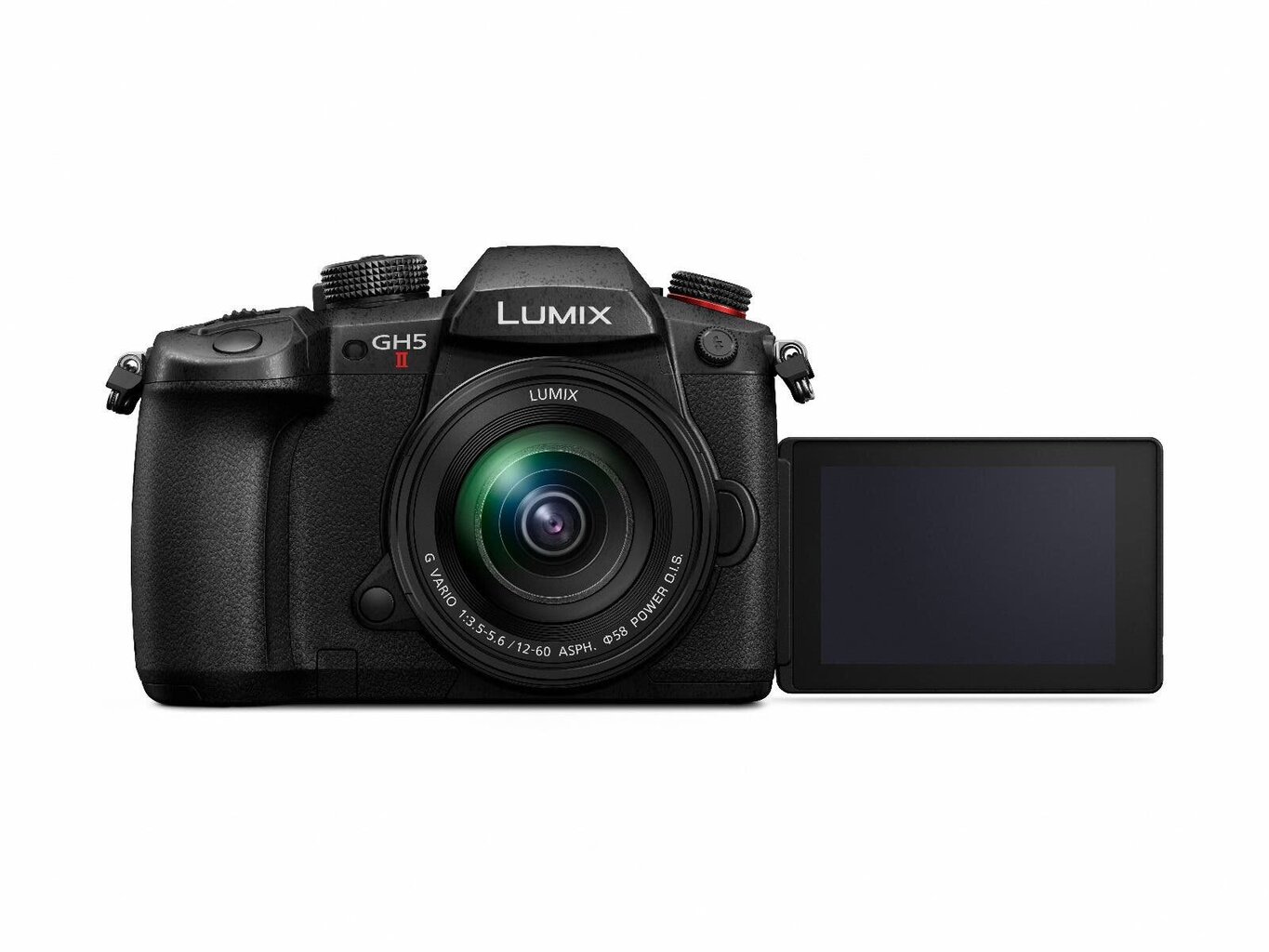 Panasonic Lumix G GH5 II (DC-GH5M2M) + Panasonic LUMIX G Vario 12-60mm f/3.5-5.6 Asph. Power O.I.S (H-FS12060) (Black) цена и информация | Skaitmeniniai fotoaparatai | pigu.lt