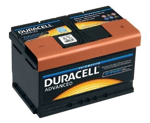 DURACELL Advanced 72Ah 680A 12V akumuliatorius kaina ir informacija | Akumuliatoriai | pigu.lt
