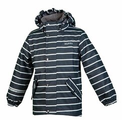 Детская прорезиненная куртка Huppa JACKIE, темно-серый, белый цвет, 907156649 цена и информация | Куртка для мальчика | pigu.lt