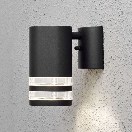 Konstsmide Lauko šviestuvas sieninis Modena Single, juodas kaina ir informacija | Lauko šviestuvai | pigu.lt