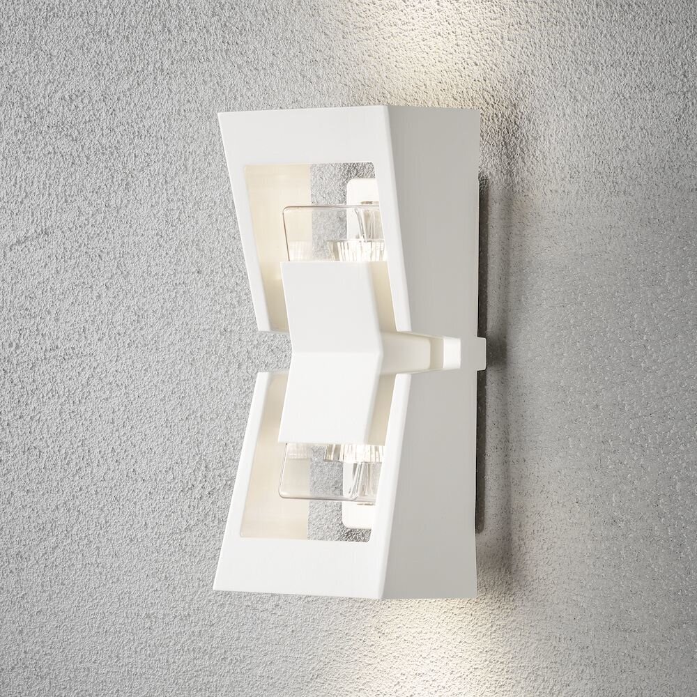 Konstsmide Sieninis lauko šviestuvas Potenza GU10, baltas kaina ir informacija | Lauko šviestuvai | pigu.lt