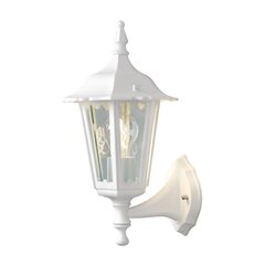 Konstsmide Настенный уличный светильник Firenze с куполом вверх, белый цена и информация | Уличные светильники | pigu.lt