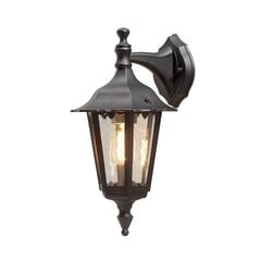 Konstsmide Настенный уличный светильник Firenze с куполом вниз, черный цена и информация | Уличные светильники | pigu.lt