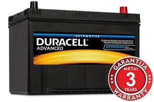 DURACELL Advanced 95Ah 720A 12V аккумулятор цена и информация | Аккумуляторы | pigu.lt