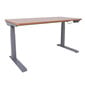 Reguliuojamo aukščio rašomasis stalas Home4You Ergo, rudas цена и информация | Kompiuteriniai, rašomieji stalai | pigu.lt