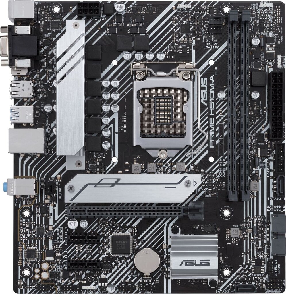 Asus PRIME H510M-A kaina ir informacija | Pagrindinės plokštės | pigu.lt