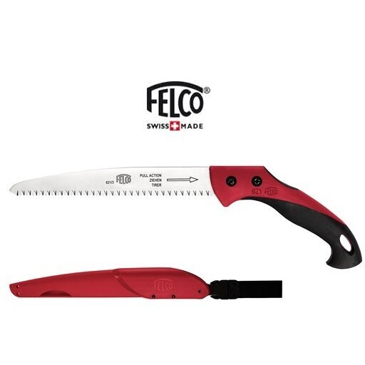 Tiesus pjūklas Felco 621 su dėklu, ilgis 24 cm цена и информация | Sodo įrankiai | pigu.lt