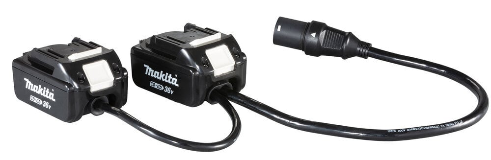 Akumuliatorių adapteris Makita; 2x18 V kaina ir informacija | Mechaniniai įrankiai | pigu.lt