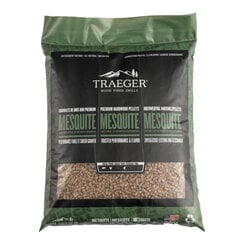 Medžio granulės TRAEGER Meskitas (Mesquite), 9 kg kaina ir informacija | Rūkyklos, priedai | pigu.lt