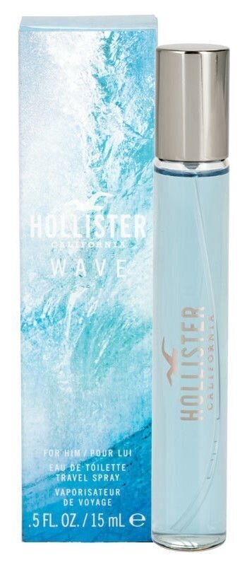 Tualetinis vanduo Hollister Wave For Him, vyrams, EDT 15 ml. kaina ir informacija | Kvepalai vyrams | pigu.lt