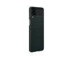 "Samsung Galaxy Z Flip3" odinis dangtelis, žalias EF-VF711LGEGWW kaina ir informacija | Telefono dėklai | pigu.lt