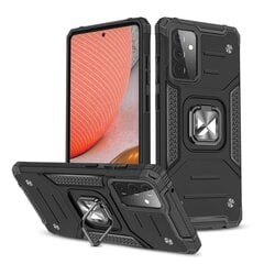 Wozinsky Ring Armor Hybrid Case skirtas Samsung Galaxy A72 4G, juodas kaina ir informacija | Telefono dėklai | pigu.lt