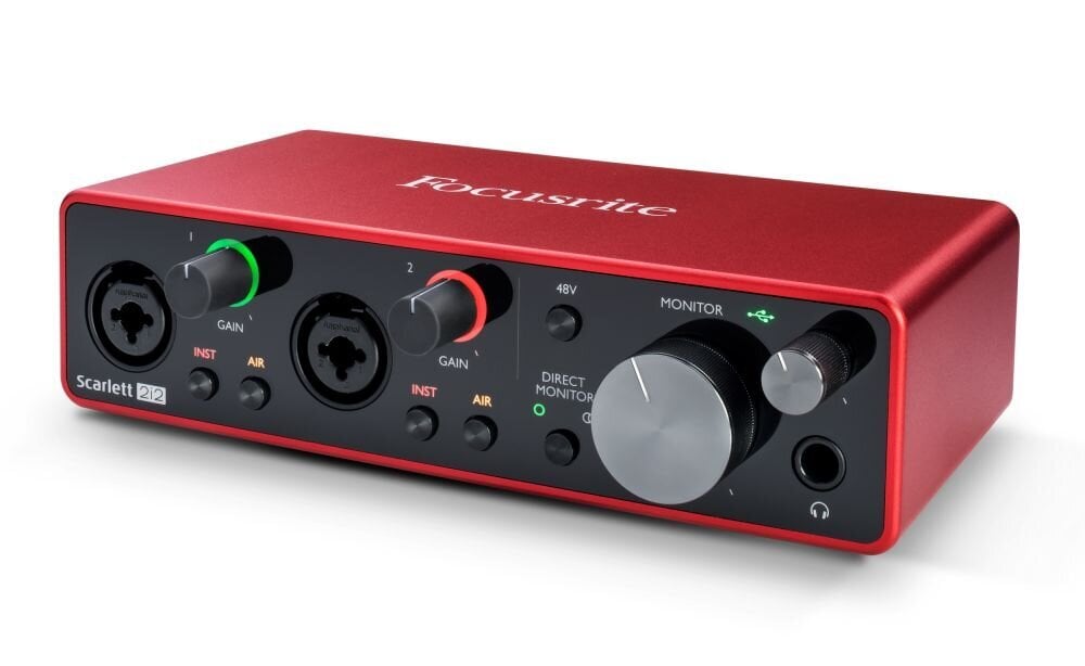 Focusrite Scarlett 2i2 kaina ir informacija | Garso plokštės | pigu.lt