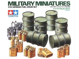 Tamiya -  German Fuel Drum Set, 1/35, 35186 kaina ir informacija | Konstruktoriai ir kaladėlės | pigu.lt