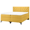Кровать Selsey Tomene, 180x200 см, желтая