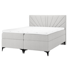 Кровать Selsey Tomene, 180x200 см, светло-серая цена и информация | Кровати | pigu.lt