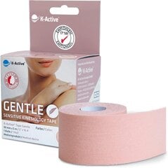 Кинезиотейп K-Active Gentle Sensitive цена и информация | K-Active Спорт, досуг, туризм | pigu.lt