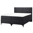 Кровать Selsey Tomene, 180x200 см, черная