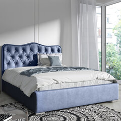 Кровать Selsey Sytian, 140x200 см, синяя цена и информация | Кровати | pigu.lt