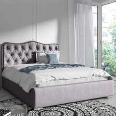 Кровать Selsey Sytian, 180x200 см, темно-серая цена и информация | Кровати | pigu.lt