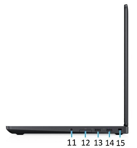 Dell Latitude E5570 i5-6200U 15.6 HD 8GB 256GB Win10 PRO цена и информация | Nešiojami kompiuteriai | pigu.lt