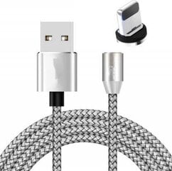 USB кабель Magnetic lightning, магнитный, 1.0 м, белый цена и информация | Кабели для телефонов | pigu.lt