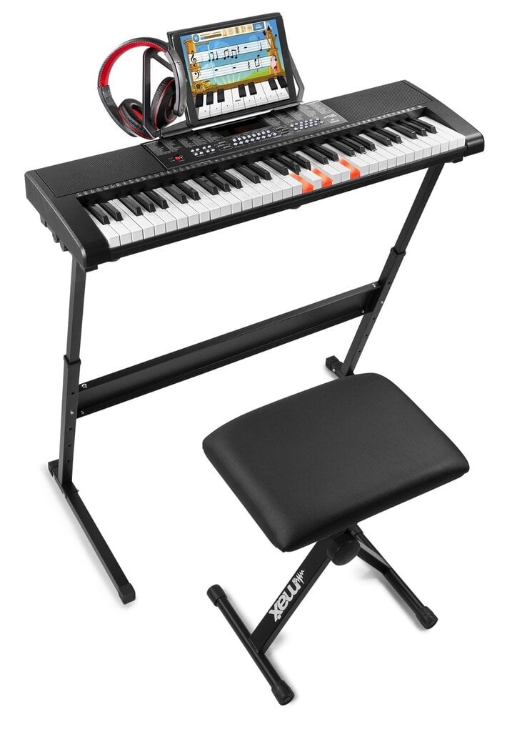 Elektroninės klaviatūros rinkinys Premium Max KB5SET kaina ir informacija | Klavišiniai muzikos instrumentai | pigu.lt