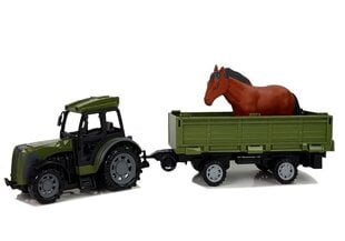 Nuotoliniu būdu valdomas traktorius su priekaba kaina ir informacija | Žaislai berniukams | pigu.lt