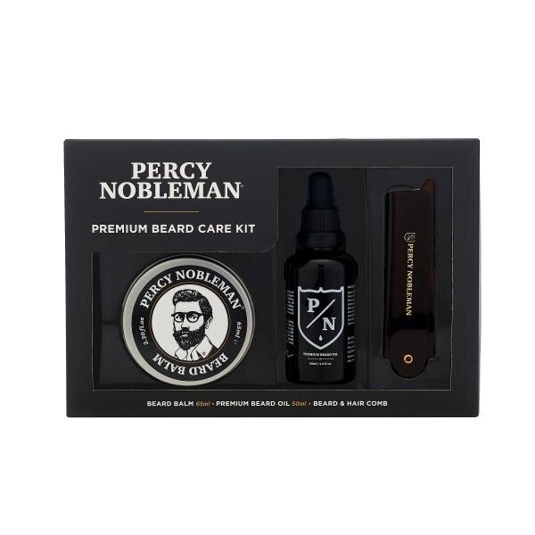 Barzdos priežiūros rinkinys Percy Nobleman Premium Beard Care Kit kaina ir informacija | Skutimosi priemonės ir kosmetika | pigu.lt