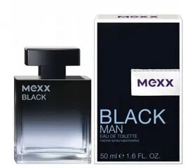 Mexx Black EDP для мужчин 50 мл цена и информация | Мужские духи | pigu.lt