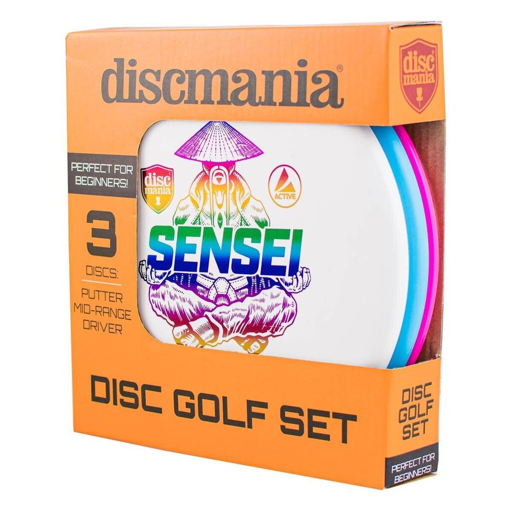 Diskgolfo diskų rinkinys Discmania Active 3 Disc Set, įvairių spalvų цена и информация | Diskgolfas | pigu.lt