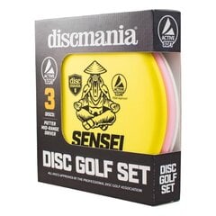 Коллекция дисков для диск-гольфа DISCMANIA Active 3 Soft Disc Set цена и информация | Диск-гольф | pigu.lt