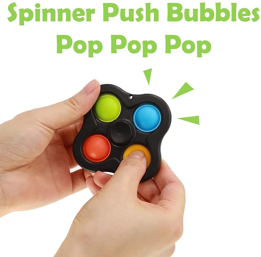 Silikoninis žaislas Pop it Spinner, 2vnt цена и информация | Stalo žaidimai, galvosūkiai | pigu.lt