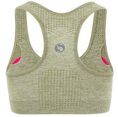 Sportinė liemenėlė moterims Stark Soul® seamless microfiber sport bustier su pakietinimu, žalia kaina ir informacija | Sportinė apranga moterims | pigu.lt